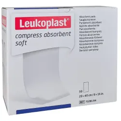 Leukoplast® kompres absorberend zacht individueel steriel afgesloten | 10 x 10 cm | 400 Stück